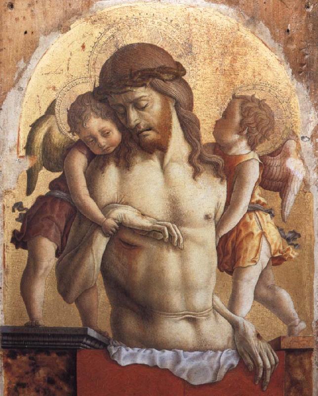 Carlo Crivelli The Dead Christ Supported by two angels China oil painting art